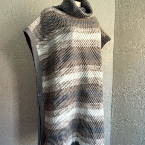 Nwt CALVIN KLEIN poncho turtleneck - Picture 2 of 8